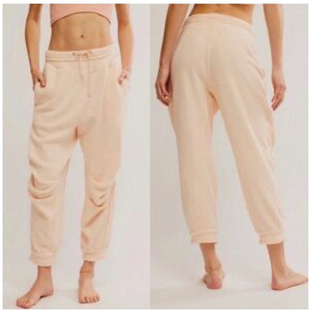 Free People Intimately Everyday Cozy Drawstring Joggers - Peach